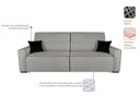 Ver imagem 2 de Sofa 3 Lugares Retratil e Reclinavel 230cm Romano