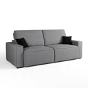 Ver imagem 2 de Sofa 4 Lugares Retratil e Reclinavel 230cm em Linho Romano