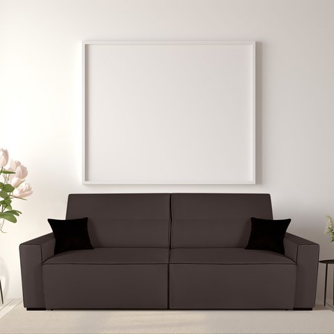 Sofa 3 Lugares Retratil e Reclinavel 230cm Veludo Romano
