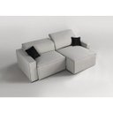 Ver imagem 5 de Sofa Retratil e Reclinavel 2 Lugares 210cm em Linho Romano