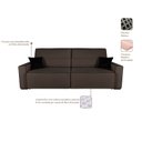 Ver imagem 3 de Sofa 2 Lugares Retratil E Reclinavel 210Cm Romano Marrom/Imbuia