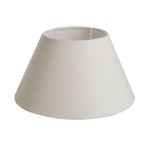 Cúpula Abajur Luminária de Tecido Algodão Soquete Nacional Ref 19 Cor Bege