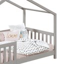 Ver imagem 5 de Cama Montessoriana Madeira Maciça Casa com Estrado Lisan Cinza Idimex