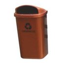 Ver imagem 1 de Cesto Individual Para Coleta Seletiva Marrom Sem Poste 50 L:Única/Marrom