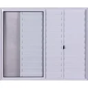 Ver imagem 1 de Janela de Aluminio Veneziana 3 Folhas sem Grade Linha Leve:1,00 X 1,20/branco