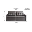 Ver imagem 3 de Sofa 4 Lugares Retratil e Reclinavel 216cm Dimas