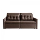 Ver imagem 2 de Sofa 3 Lugares Retratil e Reclinavel 216cm em Linho Dimas