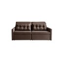 Ver imagem 2 de Sofa 3 Lugares Retratil e Reclinavel 196cm Veludo Dimas