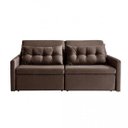 Ver imagem 2 de Sofa 2 Lugares Retratil e Reclinavel 176cm Linho Dimas