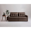 Ver imagem 1 de Sofa 2 Lugares Retratil e Reclinavel 176cm Linho Dimas