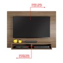 Ver imagem 3 de Painel Para TV Eros Nogal - Notável
