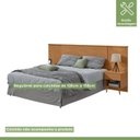 Ver imagem 5 de Cabeceira Regulável Painel Ripado Pés Palito em Madeira Like