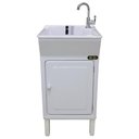 Ver imagem 4 de Tanque Lavanderia 22 Litros Fibra para Torneira de Bancada Cor:branco