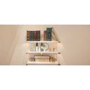 Ver imagem 1 de Prateleira em Mdf Branco para Ambientes Diversos Kit com 03 Prateleiras no Tamanho 60 X 20