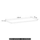 Ver imagem 2 de Tampo para Balcão de Cozinha 120cm Pierre Carvalho L01 - Mpozenato