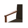 Kit 2 Poltronas Decorativa Laura Suede Marrom Escuro - 5