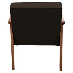 Kit 2 Poltronas Decorativa Laura Suede Marrom Escuro - 7 Kit 2 Poltronas Decorativa Laura Suede Marrom Escuro - 7