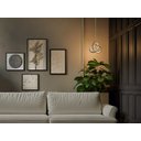 Ver imagem 3 de Luminária Preta de Teto Pendente Catar Led Taschibra 15w 3000k Luz Quente