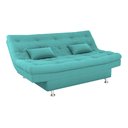 Ver imagem 3 de Sofá Cama Salomé Veludo Verde Menta E437 - Matrix
