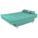 Ver imagem 4 de Sofá Cama Salomé Veludo Verde Menta E437 - Matrix