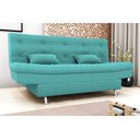 Ver imagem 2 de Sofá Cama Salomé Veludo Verde Menta E437 - Matrix