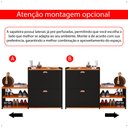 Ver imagem 6 de Sapateira Hall Entrada 2 Gaveta Basculante Puxador Concha Banco Prateleira Sala Quarto Retrô - Rpm