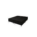 Ver imagem 3 de Cama Preta Corino Box Bau King 1,93cm Premium Blindada Super Reforçada