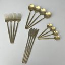 Ver imagem 5 de Faqueiro Ópera Lyor 16 Peças Aço Inox Dourado