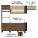 Ver imagem 3 de Cozinha Completa Safira com Armário e Balcão Rustic Madesa