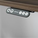 Ver imagem 6 de Mesa para Escritório com Regulagem Elétrica de Altura Bivolt Baher 140cm Branca E Carvalho