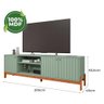Rack Bancada para Tv 100% Mdf Holanda Permobili Salvia/cinamomo - 3