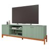 Rack Bancada para Tv 100% Mdf Holanda Permobili Salvia/cinamomo - 4