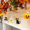 Ver imagem 2 de Fio de Luz Halloween Dia Das Bruxas Bivolt Pilha Led