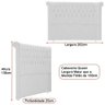 Cabeceira para Cama Box Queen 202cm Sophy Courino Off White - Sallar Home - 2