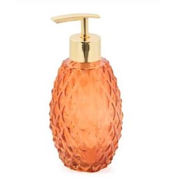 Porta Sabonete Líquido de vidro Rose Gold Abacaxi - 3