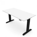 Ver imagem 2 de Mesa para Escritório com Regulagem de Altura Elétrica Bivolt Baher 140cm Preto E Branca