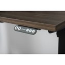 Ver imagem 4 de Mesa para Escritório com Regulagem de Altura Elétrica Bivolt Baher 140cm Preto E Branca