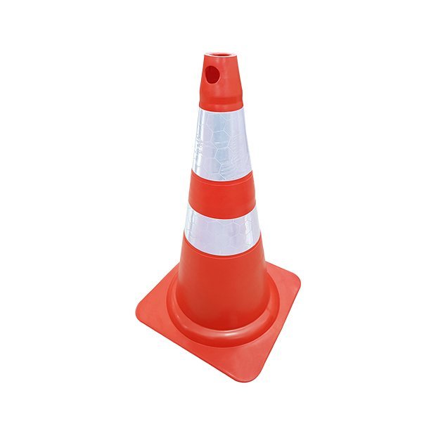 Cone Sinalização Semi Flexível 75cm