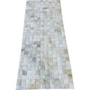 Ver imagem 1 de Tapete de Couro Passadeira Bege Claro 0,60x2,00 S/b Pç 5x5cm