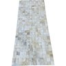 Tapete de Couro Passadeira Bege Claro 0,60x2,00 S/b Pç 5x5cm - 1