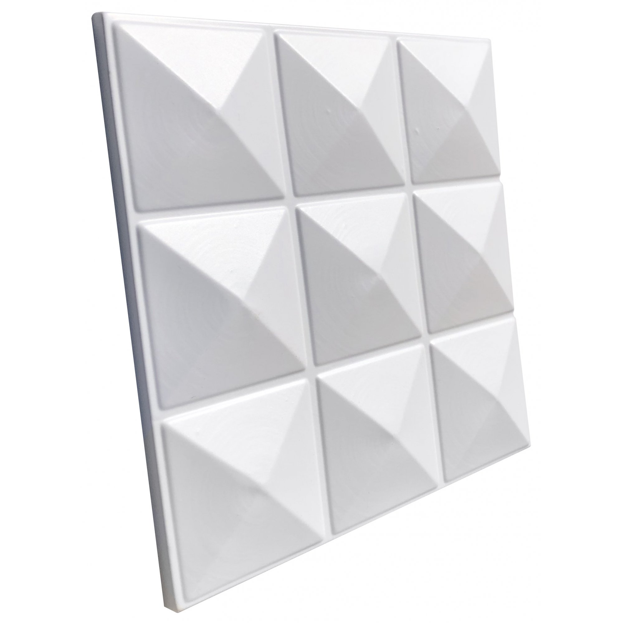 Forma 3D Gesso e Cimento ABS - Pirâmide 40x40 - 5