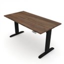 Ver imagem 1 de Mesa para Escritório com Regulagem de Altura Elétrica Bivolt Baher 140cm Preto E Ameixa