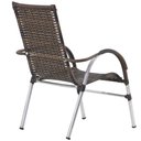 Ver imagem 2 de Cadeira Vênus Fibra Sintética Varanda, Área, Edícula, Jardim, Lazer Trama