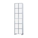 Ver imagem 1 de Armário Roupeiro de Aço 12 Portas para Vestiário Academia Locker Branco com Chave