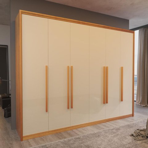 Guarda-roupa Casal 6 Portas e 6 Gavetas Rivoli Bom Pastor