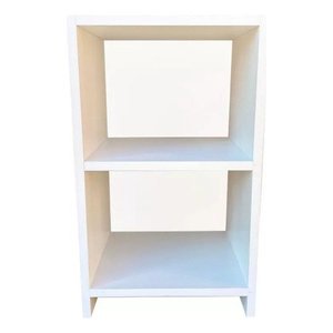 Organizador de Livros de Leitura Expositor Vazada em Mdp Branco Technox