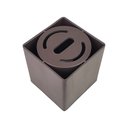 Ver imagem 3 de Spot Sobrepor 2390 Direcionável Quadrado 7x7cm Gu10 p/ Dicroica Par16 Marrom