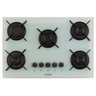 Cooktop 5 Bocas a Gás Fornello Branco FOR05BR Bivolt - 5