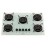 Cooktop 5 Bocas a Gás Fornello Branco FOR05BR Bivolt - 3