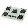 Cooktop 5 Bocas a Gás Fornello Branco FOR05BR Bivolt - 1